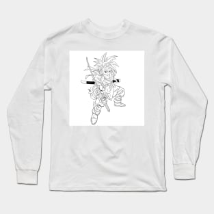 crono chronicles in ecopop classic gaming trigger art Long Sleeve T-Shirt